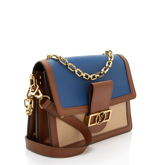 Louis Vuitton Taurillon Leather Dauphine MM Shoulder Bag - Picture 2 of 14